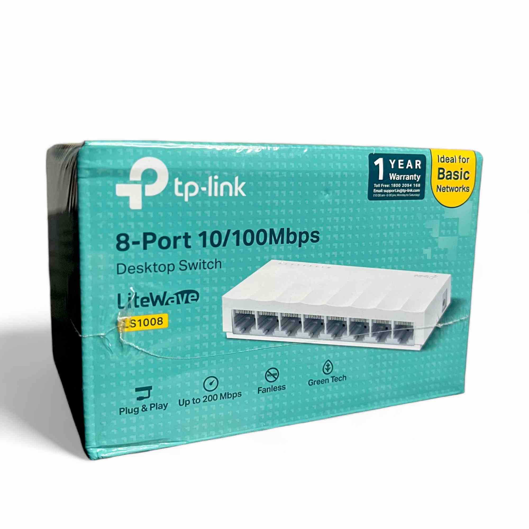 TP-Link 8-Port 10/100Mbps Desktop Switch - LS1008