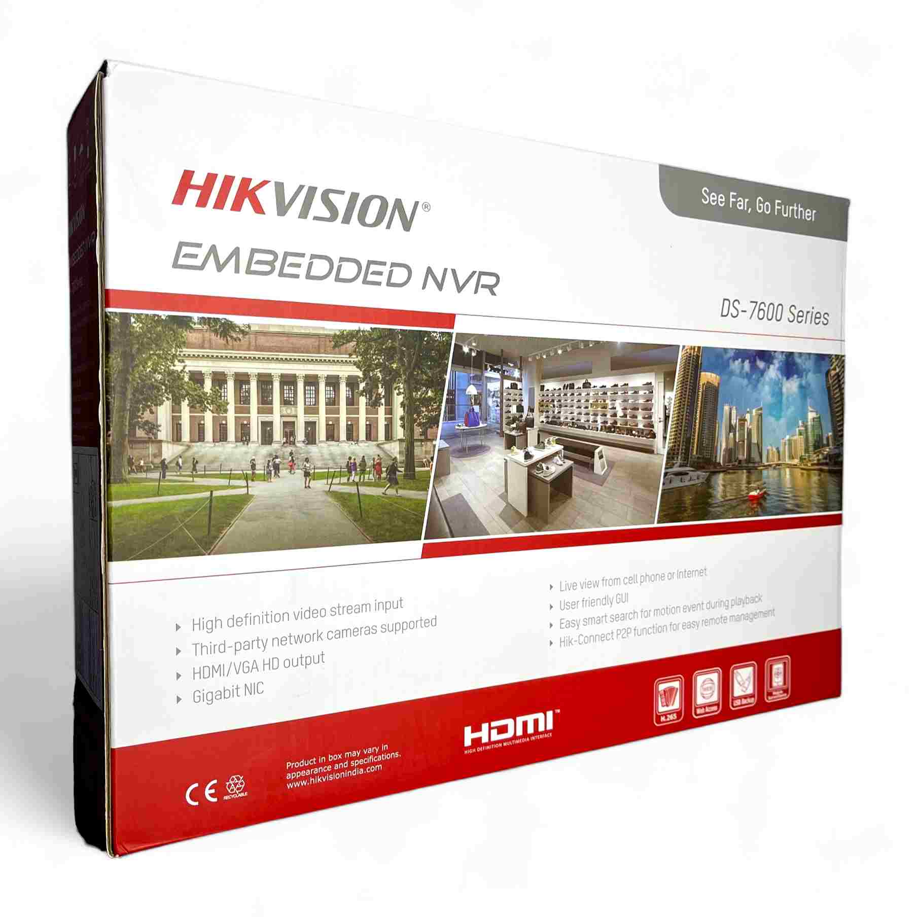 Hikvision 8 Channel 1U 4K NVR DS-7608NI-Q1