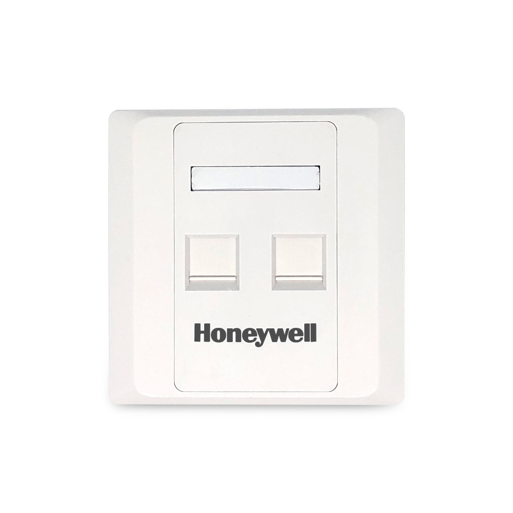 HONEYWELL FACE PLATE DUAL PORT AND BACK BOX