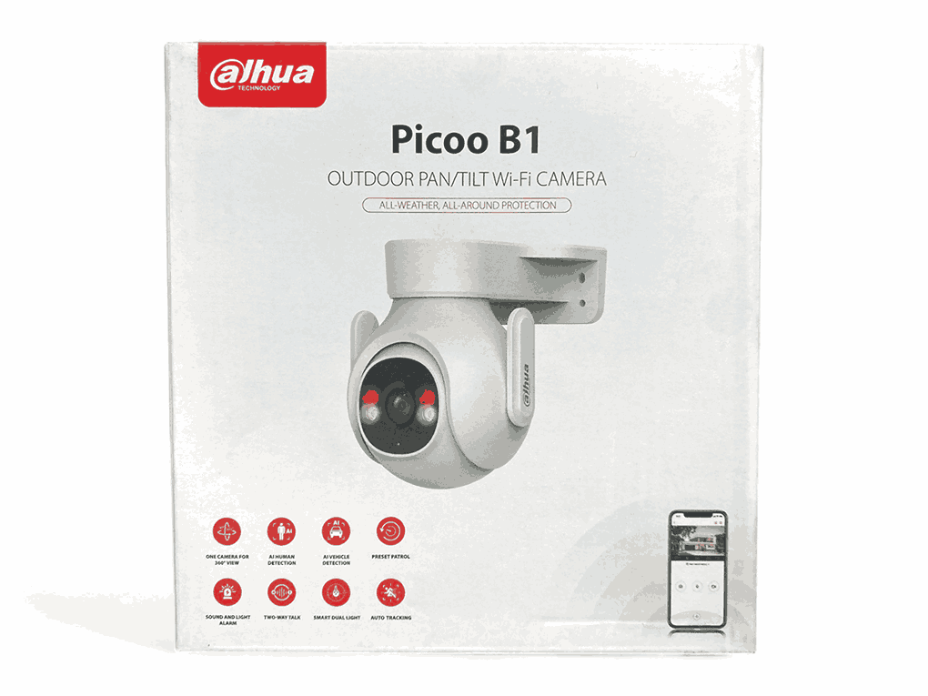 Dahua 3MP Outdoor Full-colour Active Deterrence Fixed-focal Wi-Fi Pan & Tilt Network Camera DH-P3B-PV